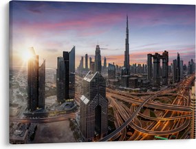 Obraz - Panorama Dubaja (70x50 cm)