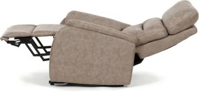 Polohovacie kreslo béžové, elektrické TV-L8904 LAN3