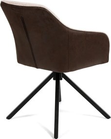 Jedálenský set AVENBERG NATURAL SWIVEL 4+1