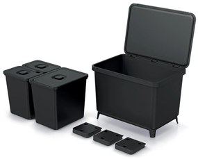 Odpadkový kôš na triedený odpad NKS60W3 43 l - popolavá