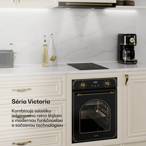 Klarstein Victoria sklokeramická varná doska, 2 zóny, elegantná, nadčasová, 3000 W, 30 cm