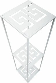 STOJAN NA KVETINÁČ DOUBLE FRAME 100X24X24 CM BIELA