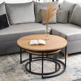 PROXIMA.store - Set konferenčných stolíkov DELIA VEĽKOSŤ: MAXI