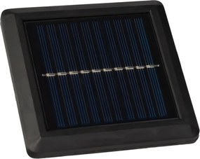 Exteriérové solárne LED svietidlo Depo, 1x LED 1,05w, čierna