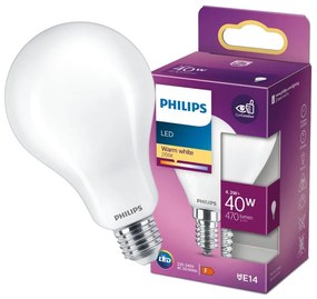 LED žiarovka E14 Žiarovka 4,3W = 40W 470lm 2700K Teplá PHILIPS