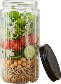 Zeller Present Pohár na desiatu, dóza na jedlo, veko na závit RIBBED, 950 ml