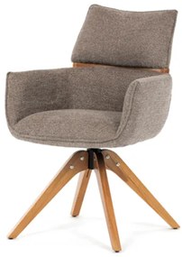 Jedálenská stolička Autronic 62x91 cm hnedá látka DCH-D1348 LAN2