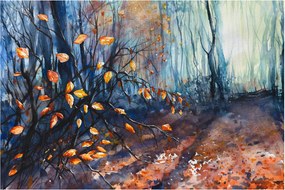 Obraz - Lúče jesenného slnka (90x60 cm)