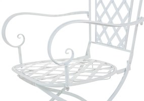 Kovová stolička Adara (SET 2 ks) - Biela