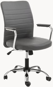 Výškovo nastaviteľná koženková kancelárska stolička Tyler