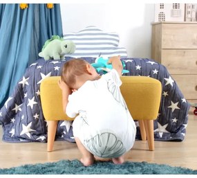 Taburet PIXI 32x61 cm žltý