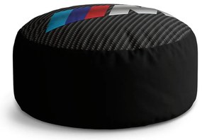 Taburet Circle MPERFORMANCE karbon, čierna