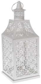 Závesný kovový lampáš Arianna, 14,5 x 36 x 14,5 cm