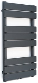 Blumfeldt Fairmont, radiátor, 80 x 45, 375 W, teplá voda, 3 držiaky uterákov, 1/2