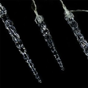 Vianočný svietiaci cencúle vnútorné i vonkajšie 80LED s ovladačom