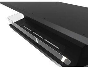 InFire - Rohový BIO krb 110x45 cm 3kW čierna