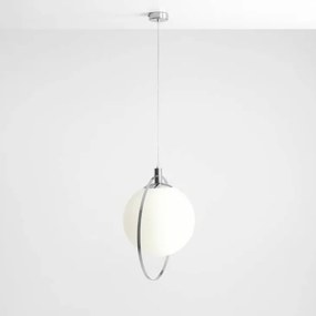 PENDANT AURA WHITE | Minimalistická biela lampa na strop Farba: Biela