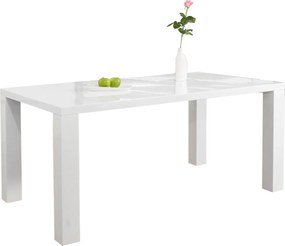 XXXLutz JEDÁLENSKÝ STÔL, biela s vysokým leskom, 200/100/76 cm MID.YOU - Online Only jedálne - 001769018605