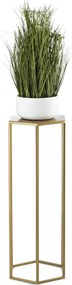 STOJAN NA KVETINÁČ HEXA 70X24X28 CM ZLATÁ