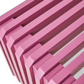 Béžová drevená lamelová lavica Slatted L - 160*27*35 cm