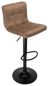 Barová židle ARAKO BLACK hnědá