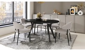 Jedálenský stôl ARTUR čierny