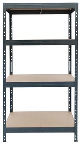 Bezskrutkový kovový regál RIVET s HDF policou