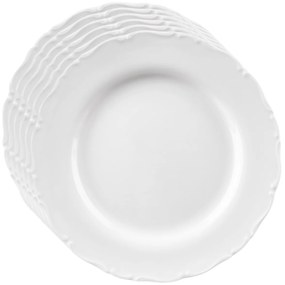 Orion Sada porcelánových dezertných tanierov Monas okrajom, 19 cm