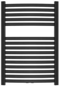 Invena Invena, kúpeľňový rebríkový radiátor 540x800 mm 404W, čierna matná, UG-03-080-A