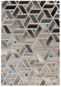 Flair Rugs koberce Kusový koberec Moda River Grey / Multi - 120x170 cm