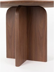 Okrúhly jedálenský stôl v dekore orecha ø 120 cm Laurent – White Label