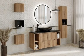 Koupelnová sestava Nova s deskou a skříňkami 80 cm dub coast evoke