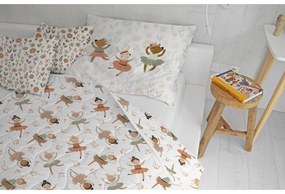 Prešívaná deka a obliečka na vankúš v súprave z bavlneného saténu 140x200 cm – Butter Kings