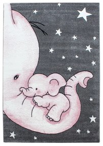 Ružovo-sivý detský koberec 80x150 cm Kids – Ayyildiz Carpets