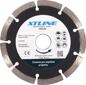 XTline Diamantový segmentový kotúč 230x2,7x22,2mm