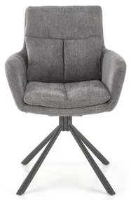 Jedálenská stolička HALSA 1 ks sivá