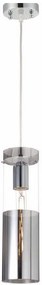 ACA DECOR Závesné svietidlo DEJAVU max. 40W/E27/230V/IP20, farba chrómu