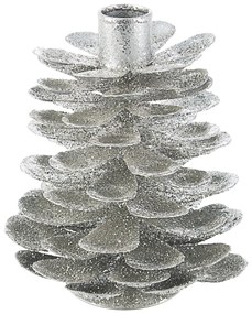 Vianočné dekorácie Bizzotto  P.CANDELA1P PINEAL ARGENTO H14