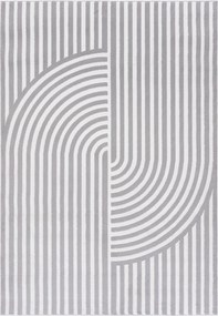 TA Koberec NG91A GRAY/WHITE ELLEN Sivý Obdĺžnikový Rozmer: 120x170 cm