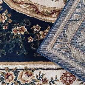 DY Tmavomodrý koberec s orientálnym vzorom Exclusiv 04 N Rozmer: 200x300 cm