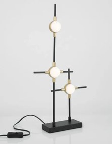 LED stolová lampa Atomo 28 čierne