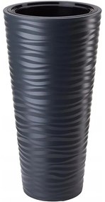 Sahara Dunes Slim okrúhly 30 cm (s vložkou) antracit