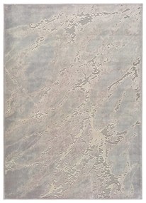 Sivo-béžový koberec z viskózy Universal Margot Marble, 60 x 110 cm