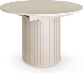 XXXLutz JEDÁLENSKÝ STÔL, kašmírová, 120-160/120/76,8 cm Milino - Stoly - 002238000709