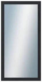 DANTIK - Zrkadlo v rámu, rozmer s rámom 50x100 cm z lišty 4020 čierna (2769)