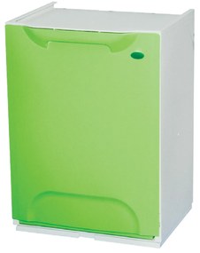 ARTPLAST Úložný box / kôš výklopný Eco-Logico zelený 34x29x47 cm