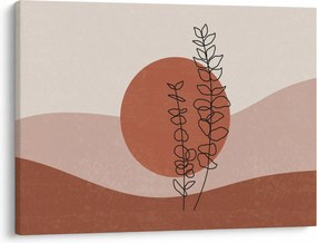 Obraz - Boho listy N⁰1 (70x50 cm)