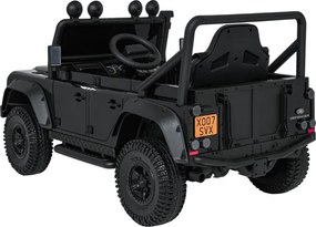Elektrické autíčko Land Rover Defender 110 SVX čierne