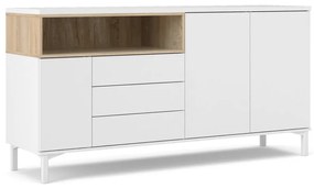 Biela komoda 176x90x49 cm Roomers – Tvilum