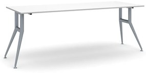 Rokovací stôl WIDE, 2000 x 800 mm, biela
